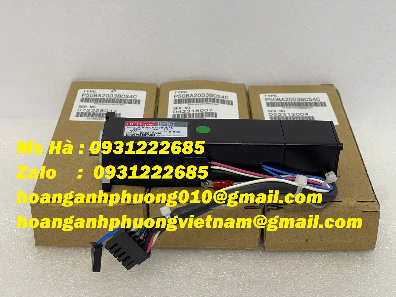 Giải pháp tối ưu - servo nhỏ gọn P50BA2003BCS4C Sanyo denki